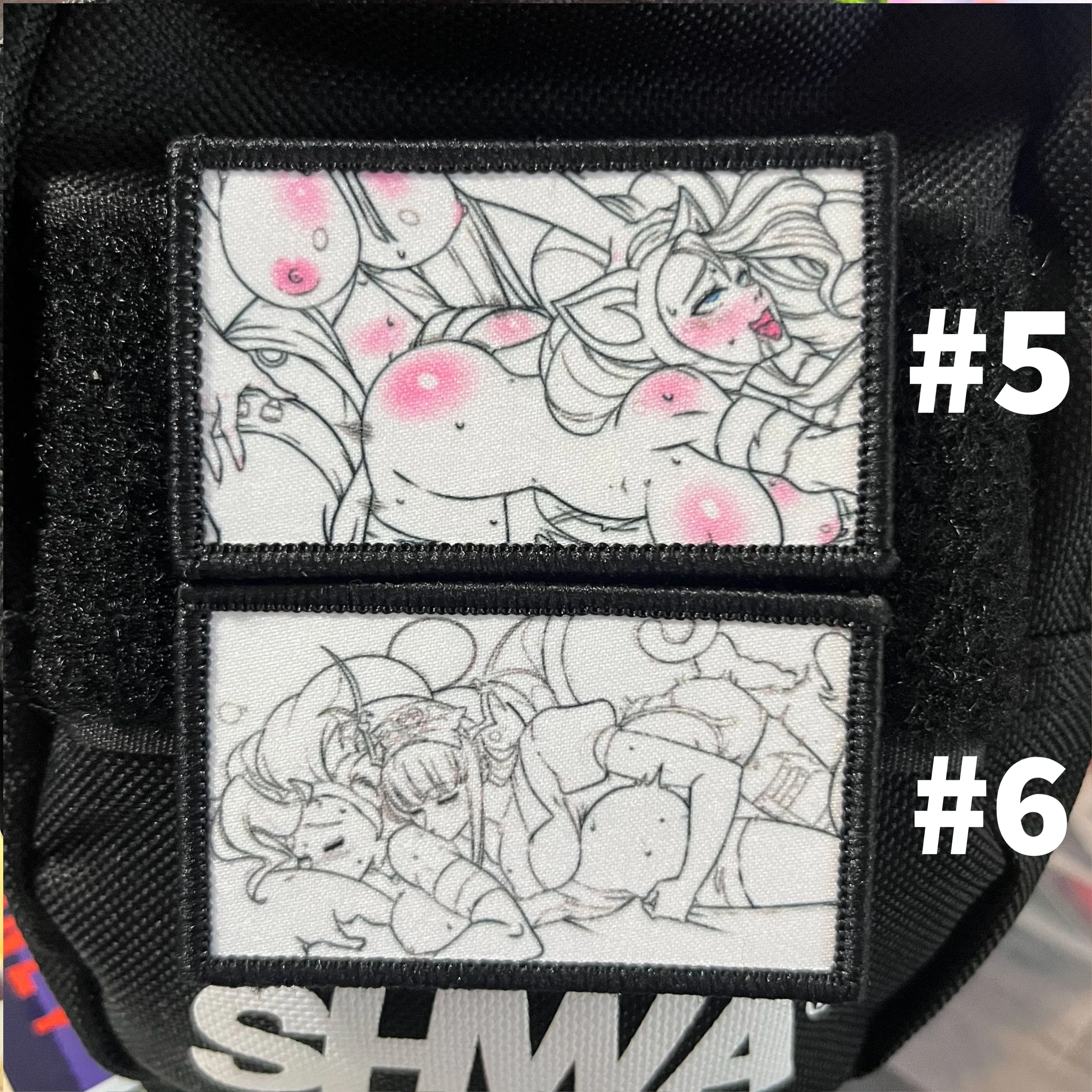 Black & White Doujin Patches - Image 4