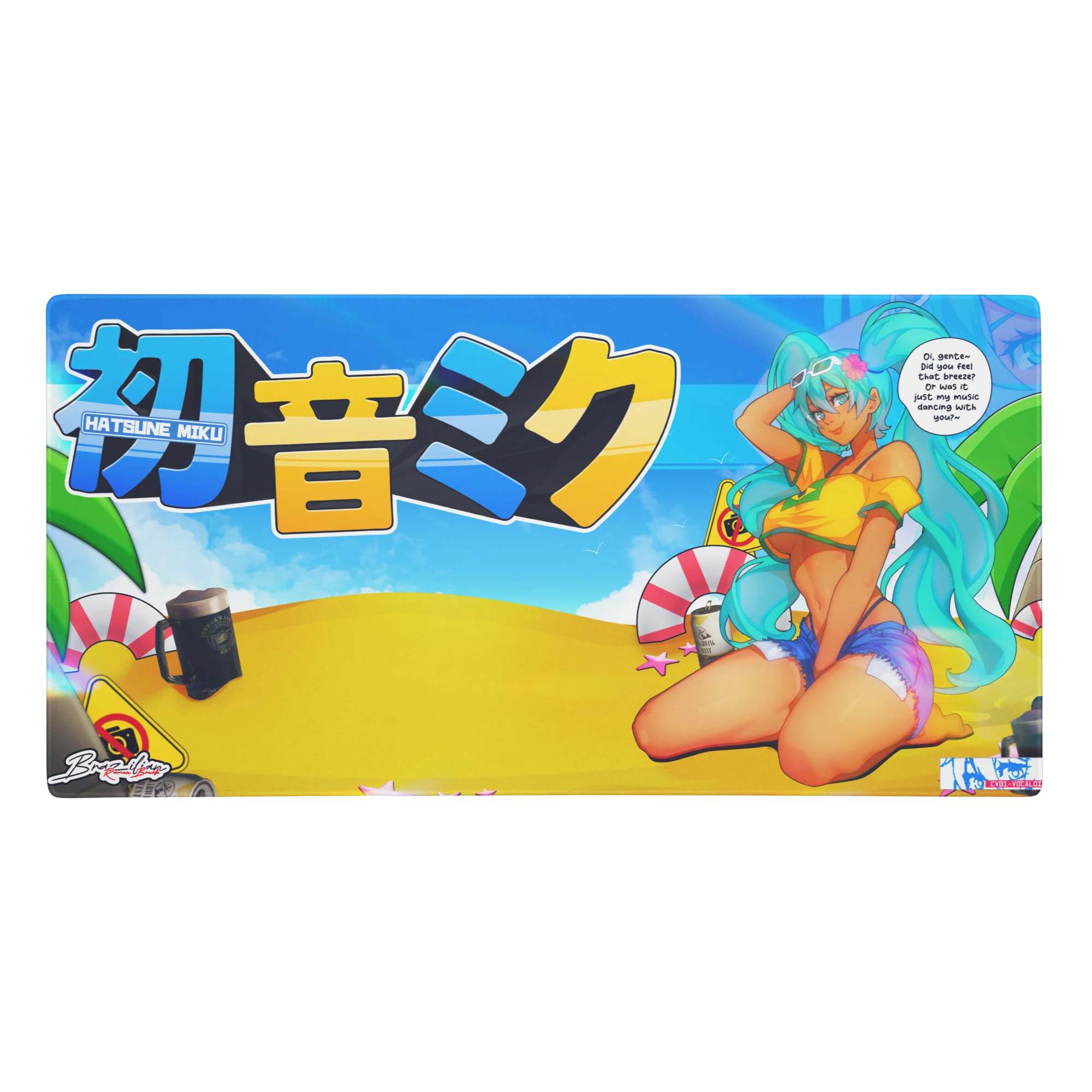 Brazilian Miku Gaming Playmat - Image 2