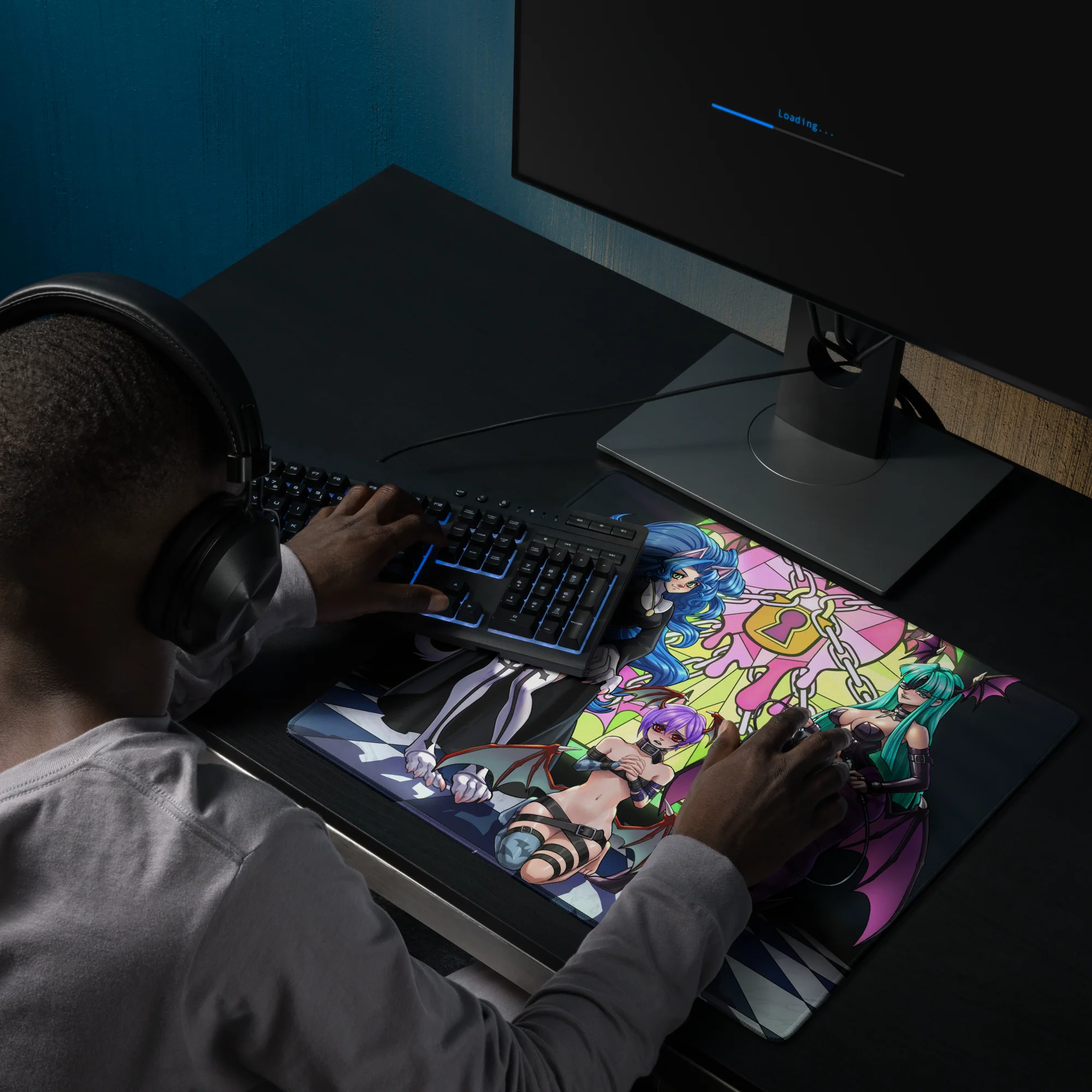 Darkstalkers Duality Gaming Mousepad - Image 3