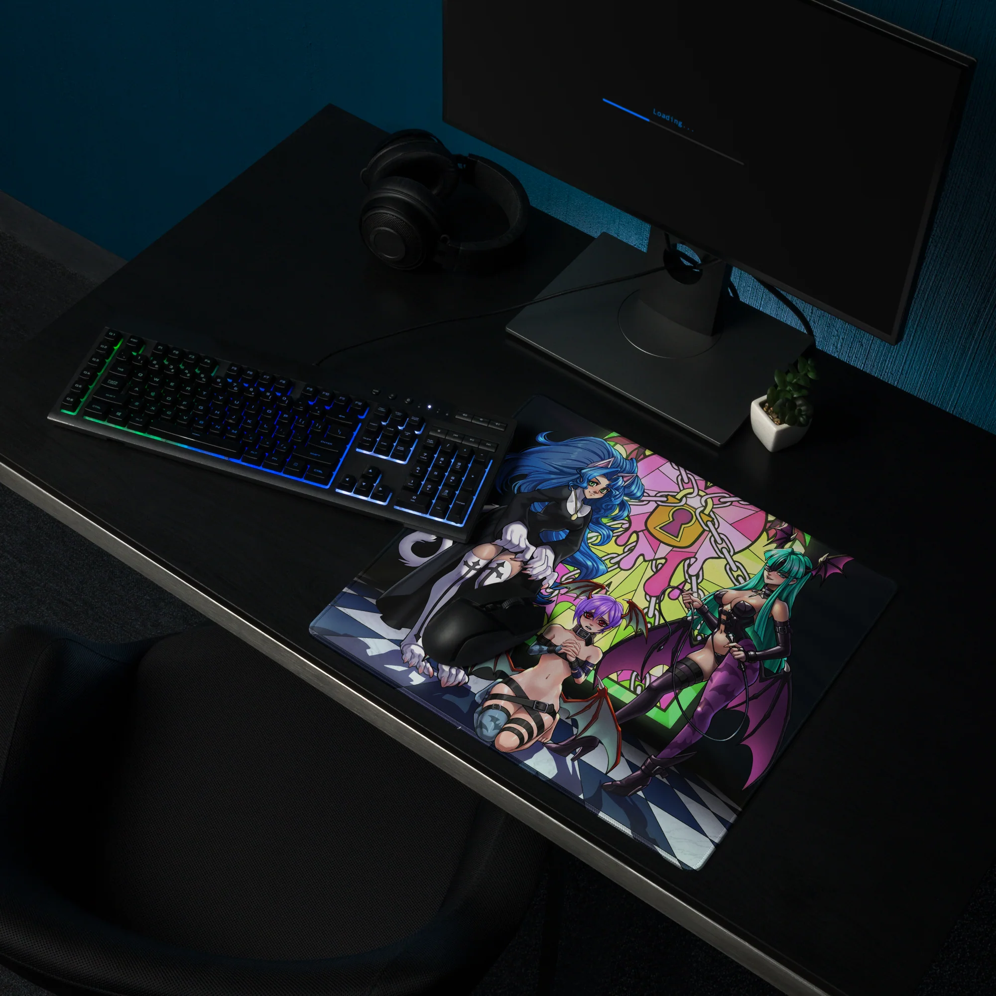 Darkstalkers Duality Gaming Mousepad - Image 4