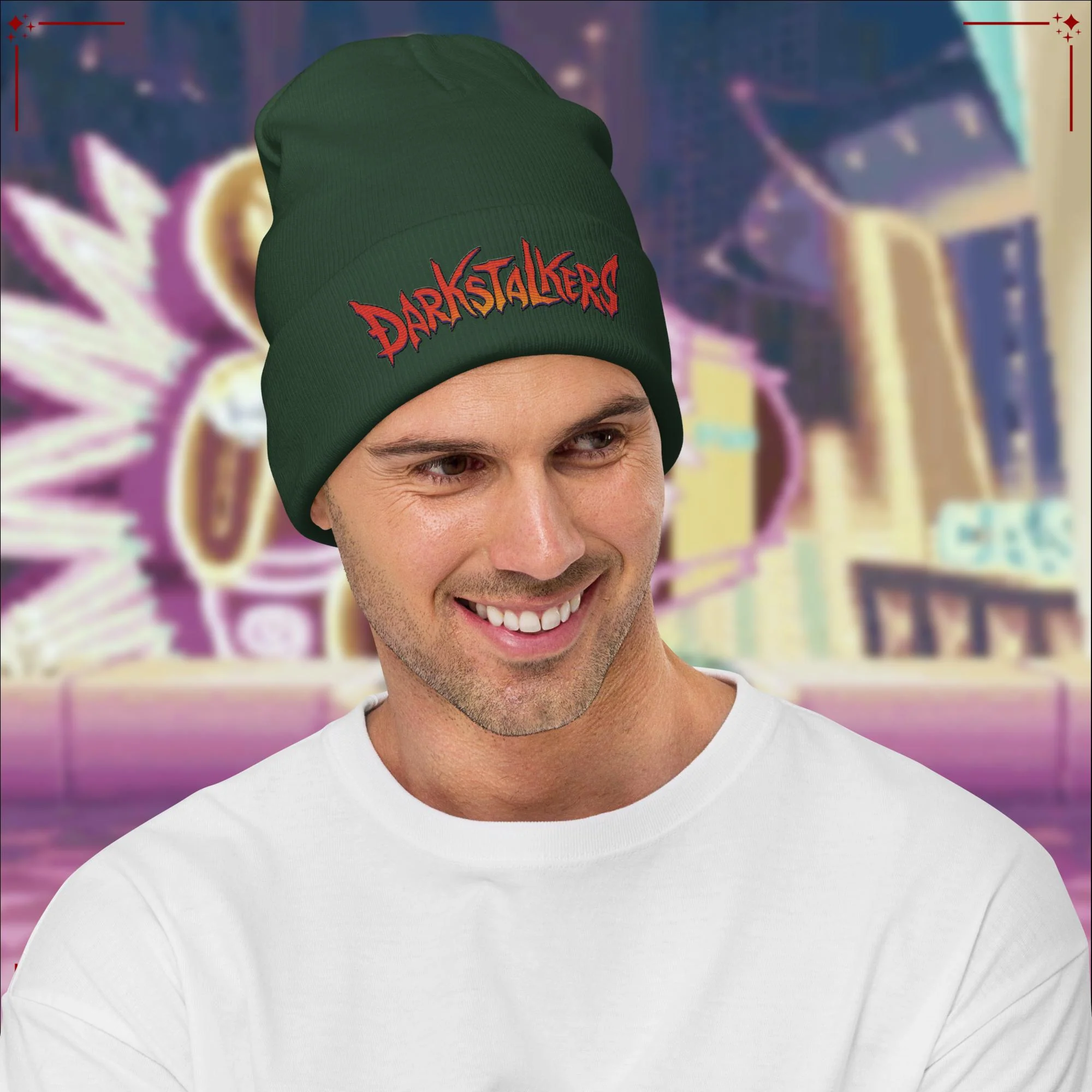 Darkstalkers Embroidered Beanie - Image 2