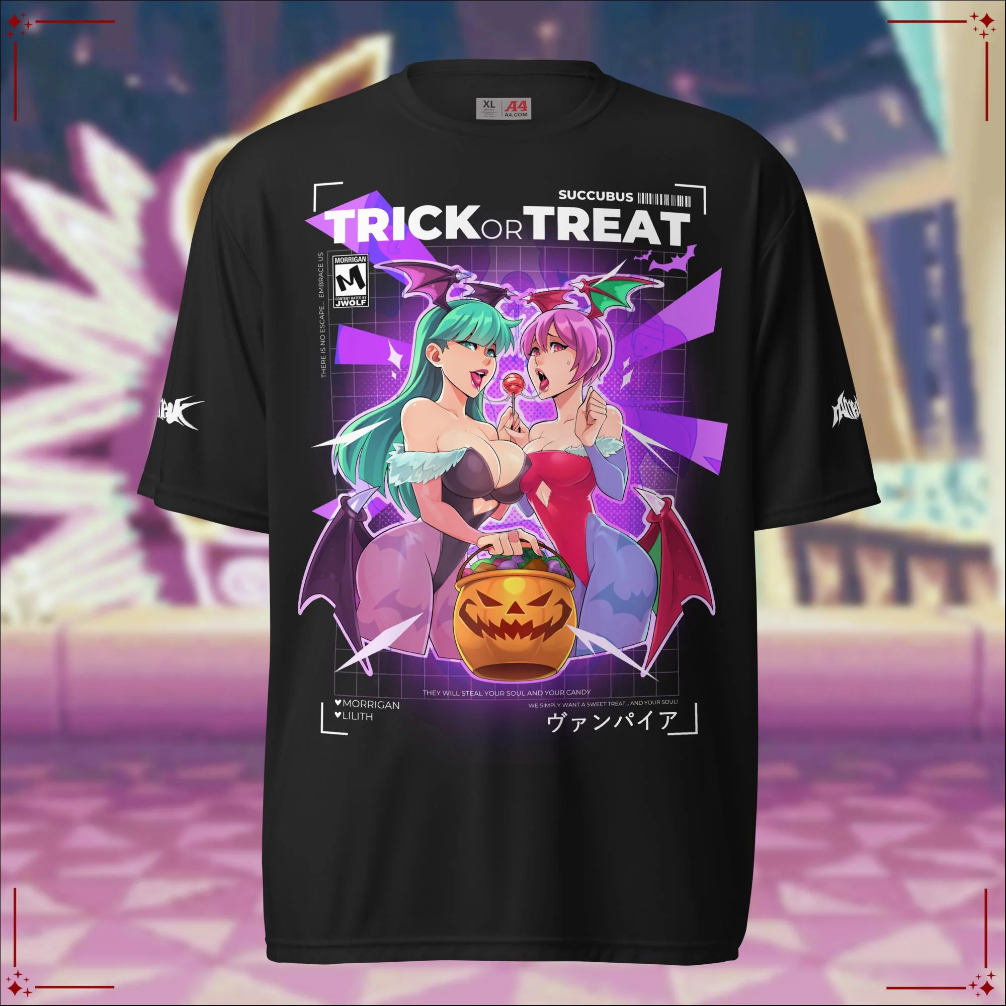Darkstalkers Halloween Performance Shirt