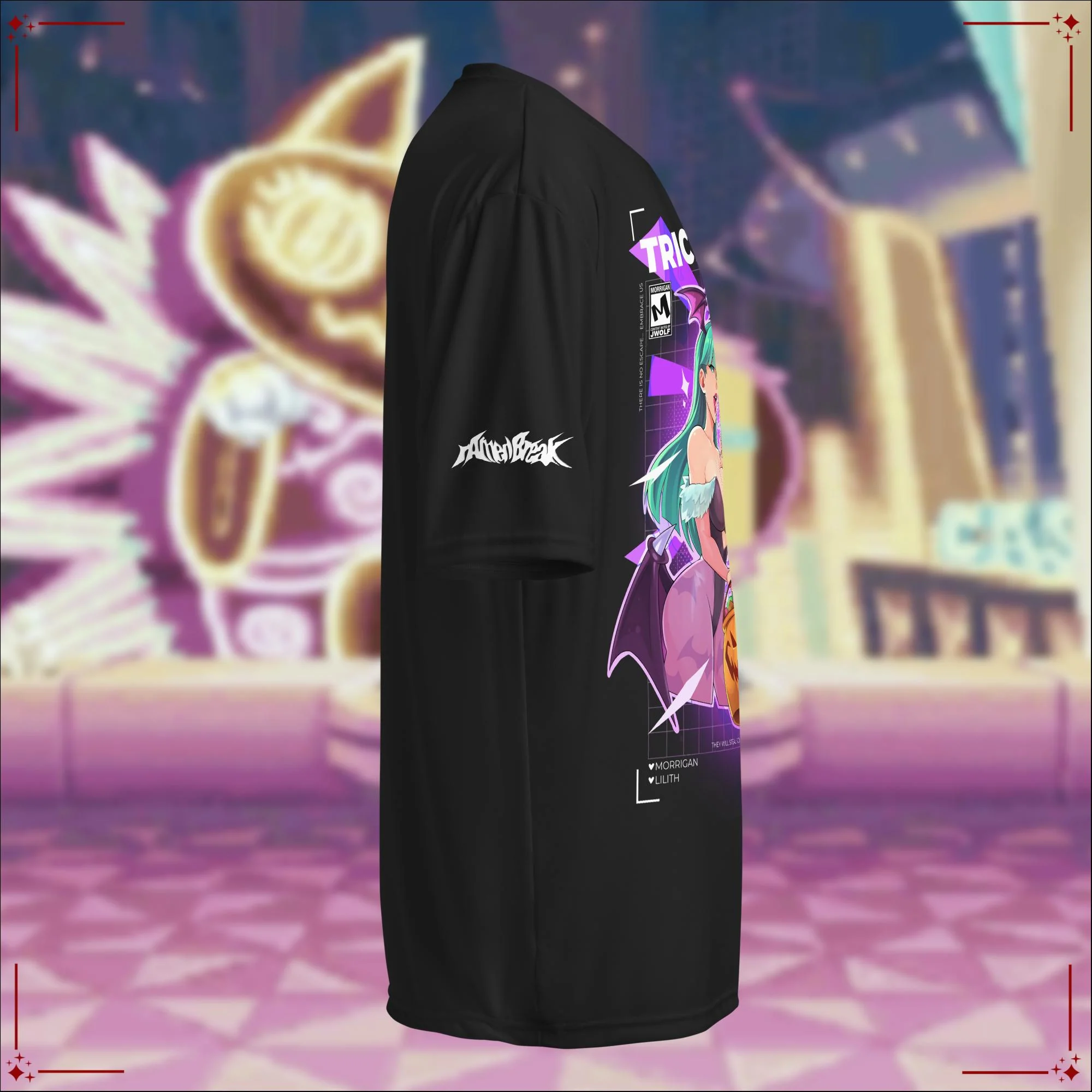 Darkstalkers Halloween Performance Shirt - Image 3