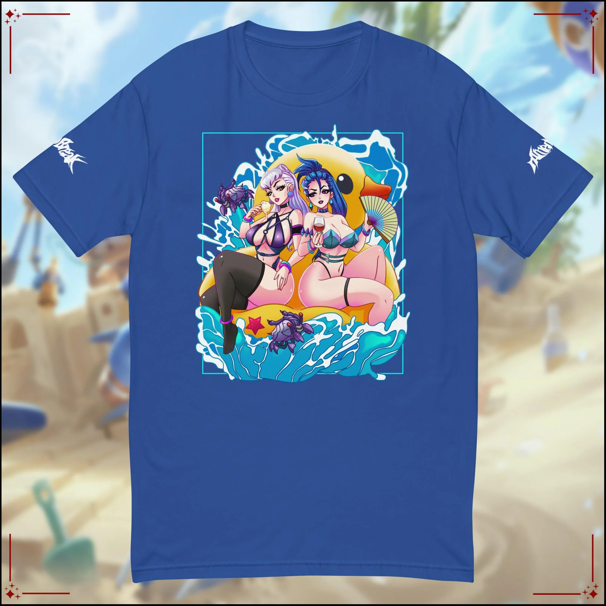 K/DA Pool Party Evelynn & Kai'sa T-Shirt - Image 2