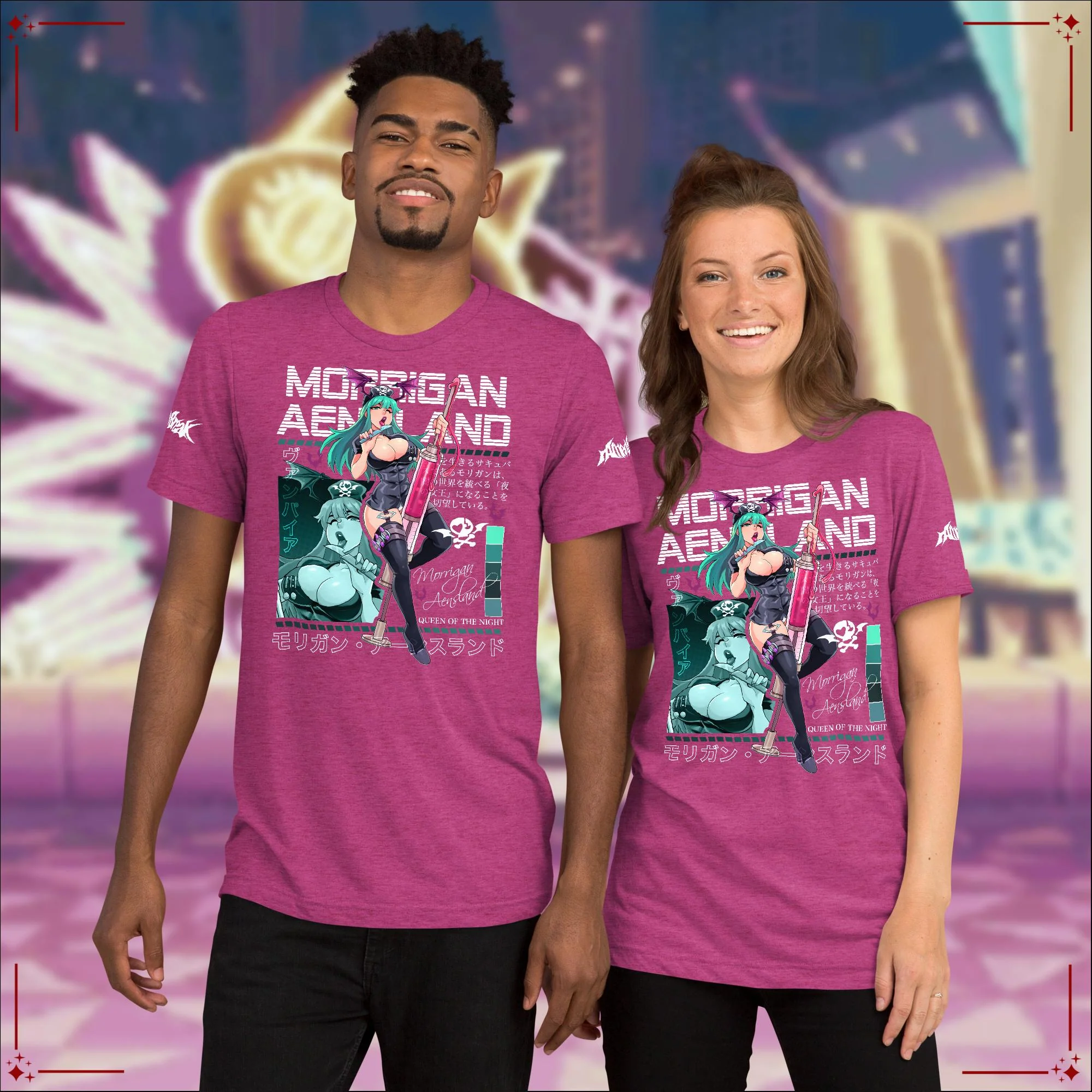 Morrigan Aensland T-Shirt Only For D-tor (Bella Canvas) - Image 19