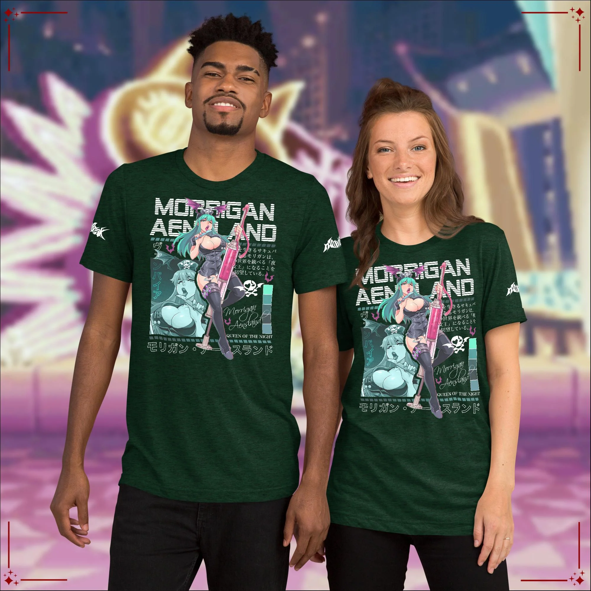 Morrigan Aensland T-Shirt Only For D-tor (Bella Canvas) - Image 9