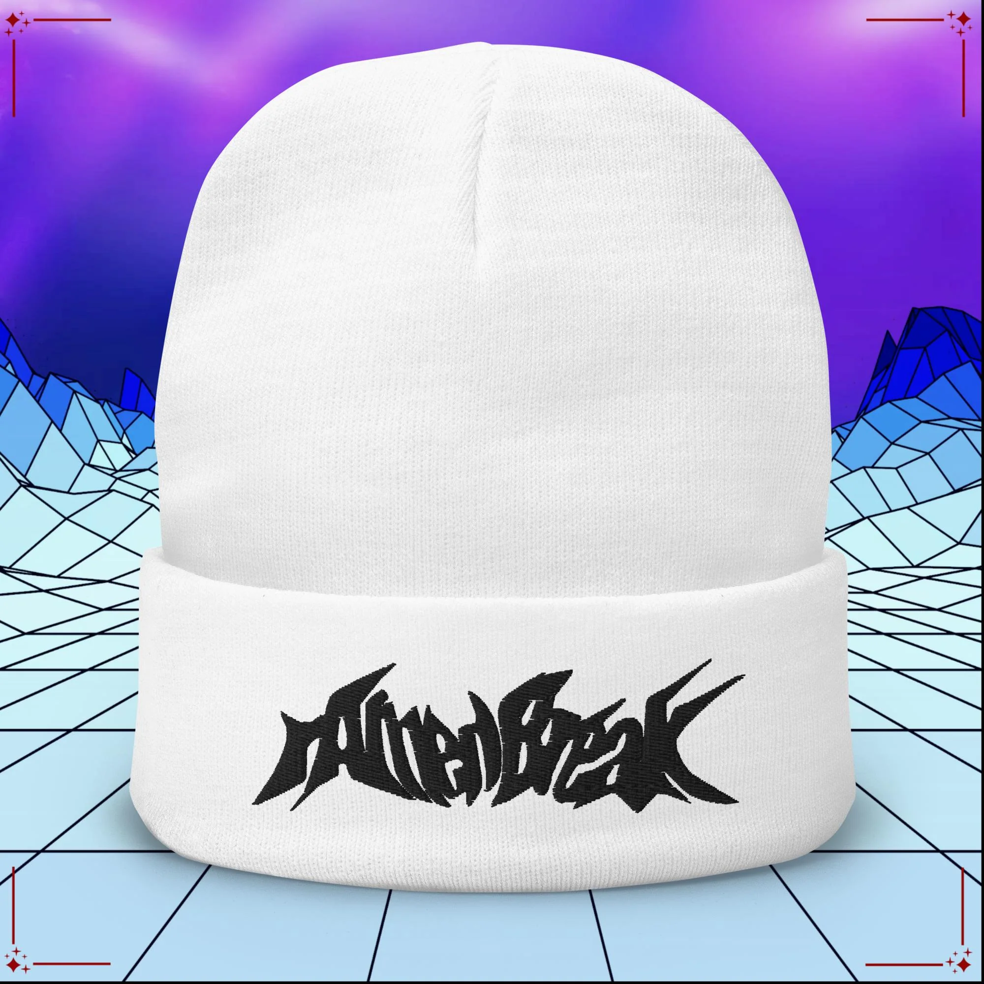 rAmen Break Logo Embroidered Beanie - Image 2